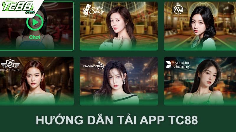 Hướng dẫn tải app Tc88